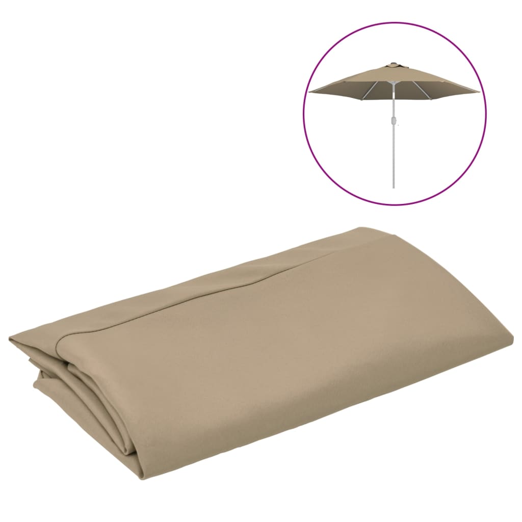 Pânză de schimb umbrelă de soare grădină albastru azuriu 300 cm