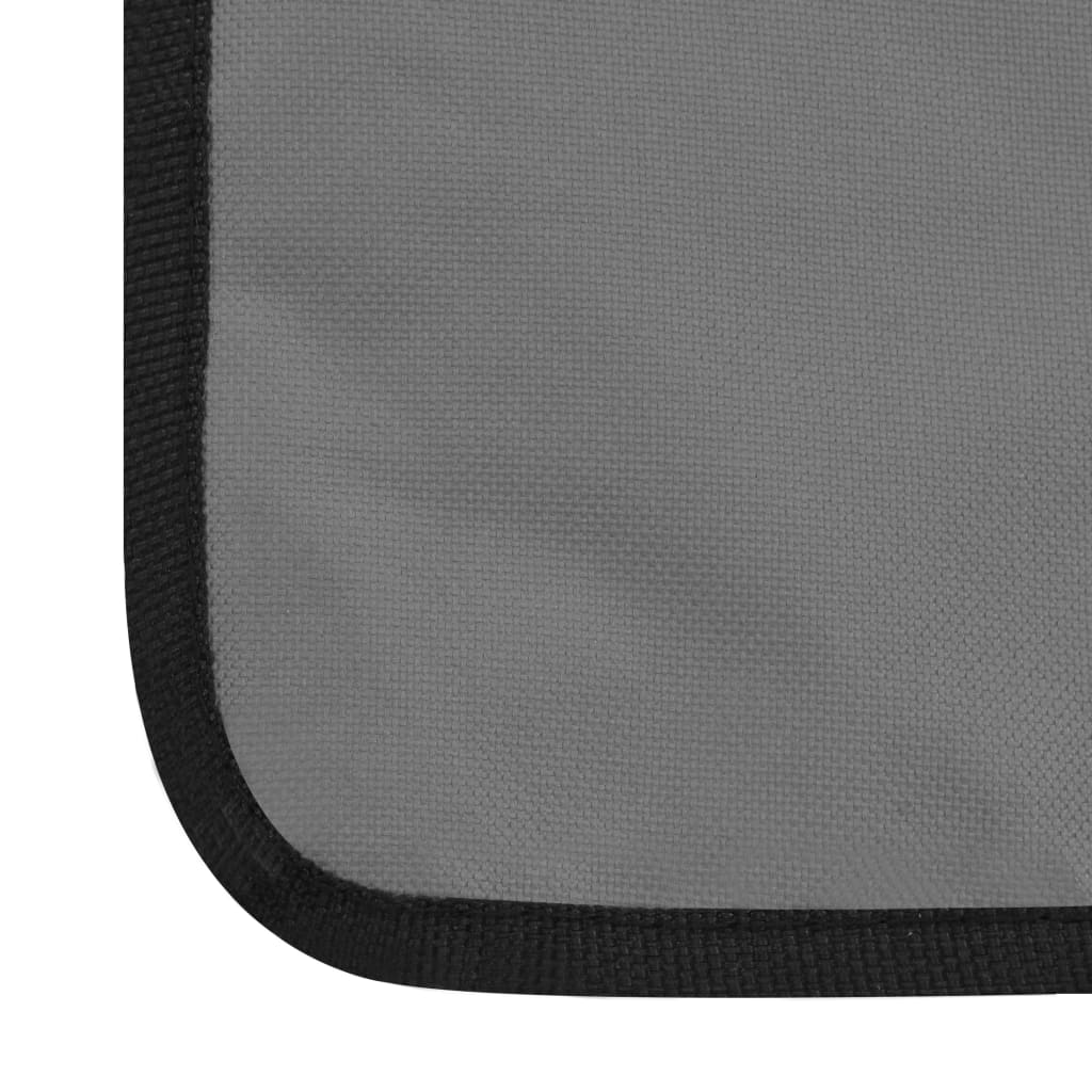 Saltele plajă pliabile 2 buc, albastru, oțel și material textil