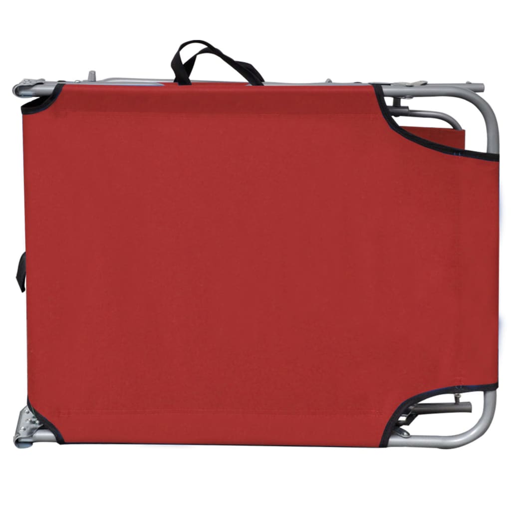 Șezlong pliabil cu copertină, gri, aluminiu