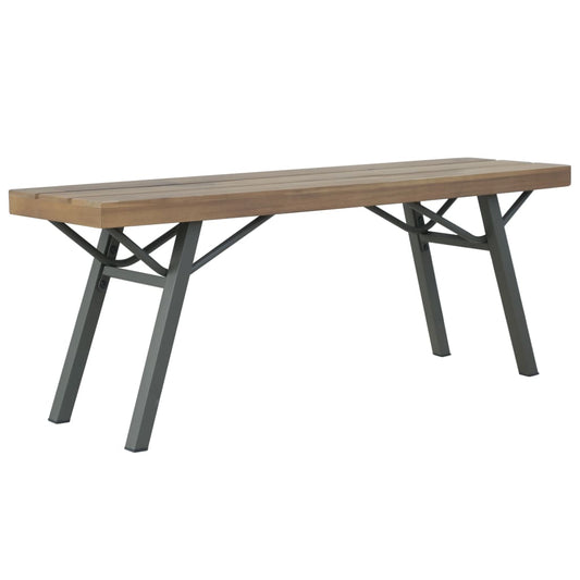 Bancă de grădină, 120 cm, lemn masiv de acacia
