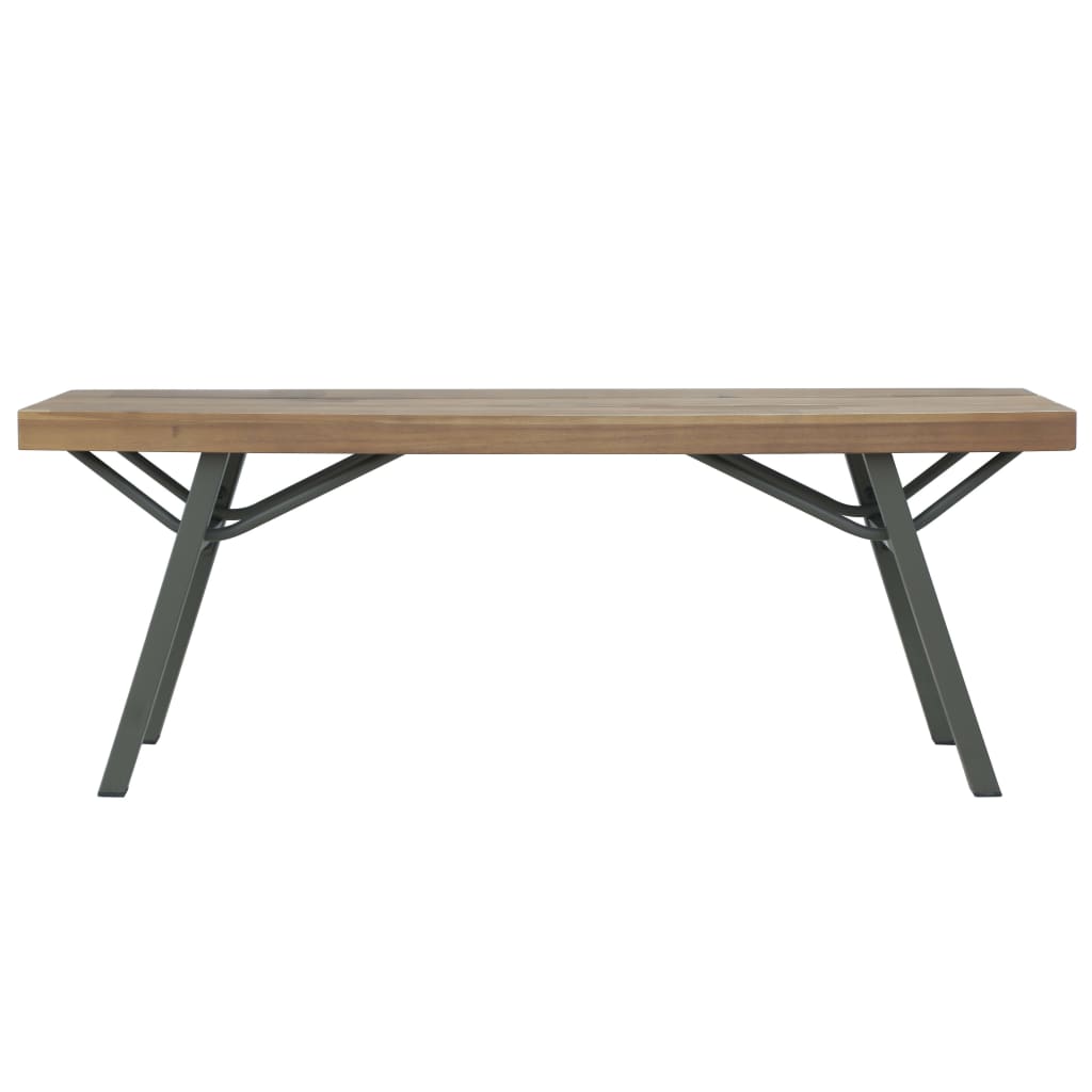 Bancă de grădină, 120 cm, lemn masiv de acacia