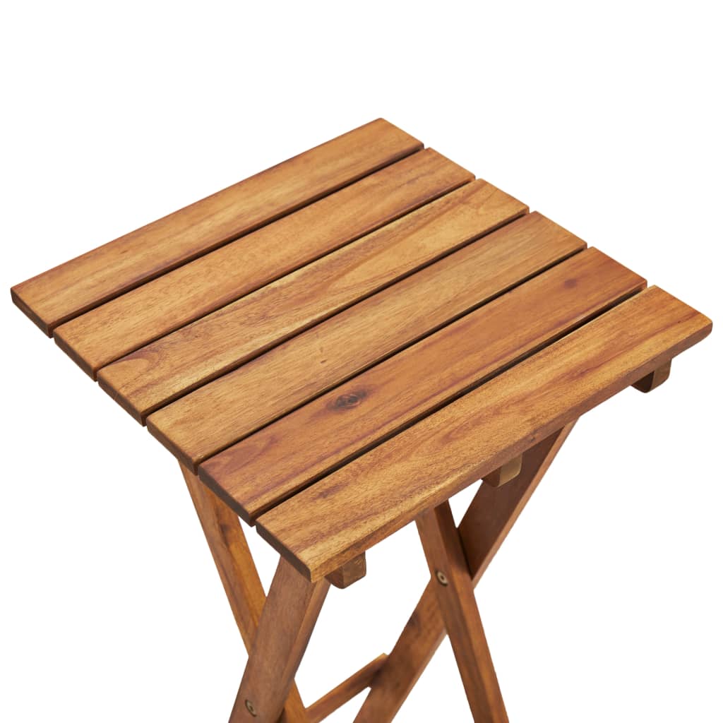 Suport de plante, 30 x 30 x 38 cm, lemn masiv de acacia