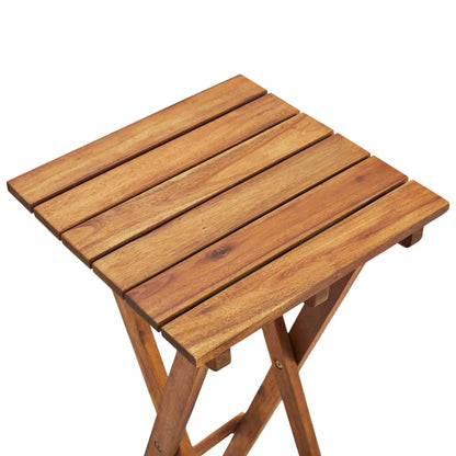 Suport de plante, 30 x 30 x 38 cm, lemn masiv de acacia