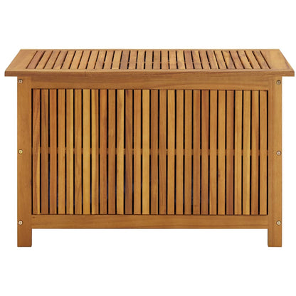 Ladă de depozitare grădină, 90x50x58 cm, lemn masiv de acacia